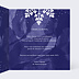 Carte de vœux entreprise Flocon aquarelle Intérieur Droit