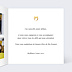 Carte de vœux entreprise Ligne Manuscrite Intérieur Droit