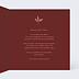 Carte de vœux entreprise Motif Hivernal Intérieur Droit