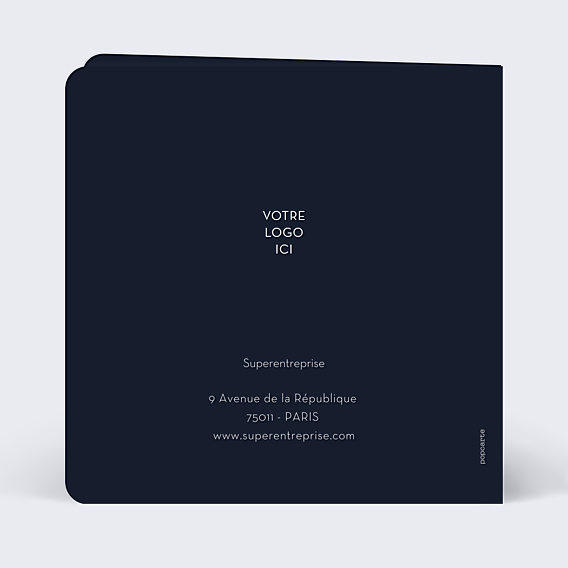 Carte de Voeux Entreprise Boucles