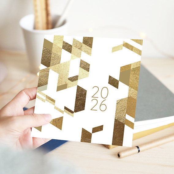 Carte de vœux entreprise Chevrons Après 1