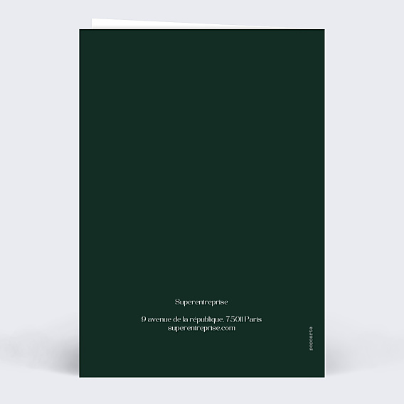 Carte de Voeux Entreprise Photos sapin