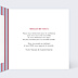 Carte de vœux entreprise Rayures chic Intérieur Droit