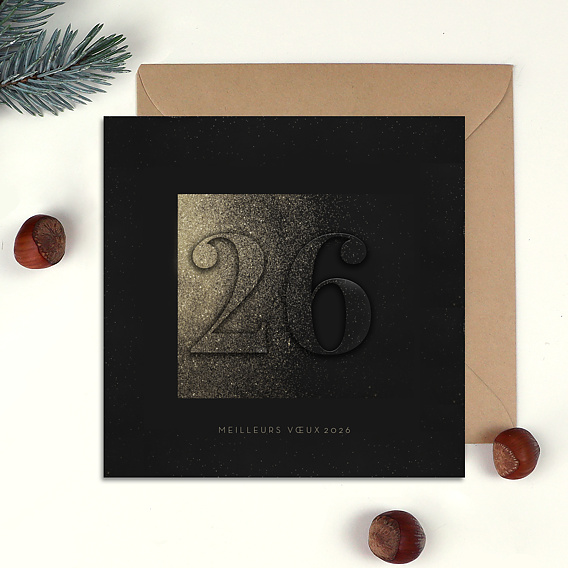 Carte de vœux entreprise Poudre Après 3