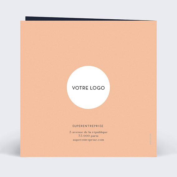 Carte de vœux entreprise Directions Verso