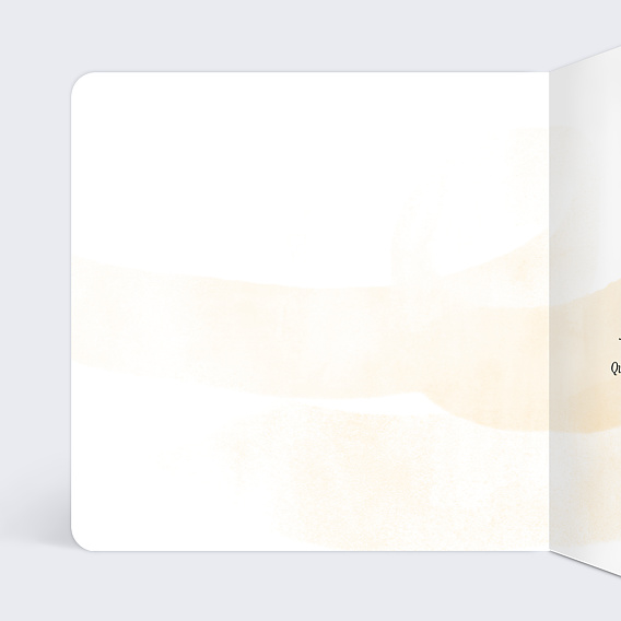 Carte de vœux entreprise Toile Intérieur Gauche