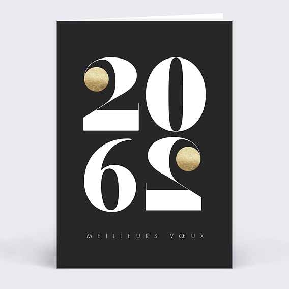 Carte de vœux entreprise Orbe Recto