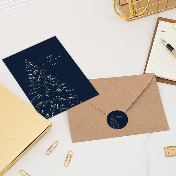 Carte de vœux entreprise Sous la Neige Après 4