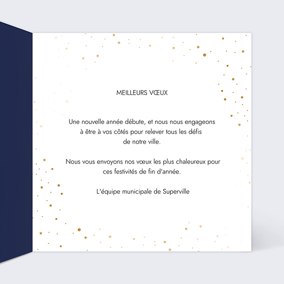 Carte de Voeux Entreprise Mairie Multiphotos