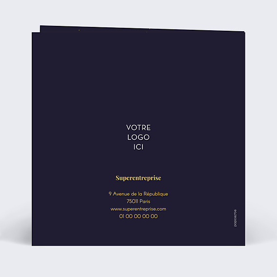 Carte de Voeux Entreprise Montagnes Russes