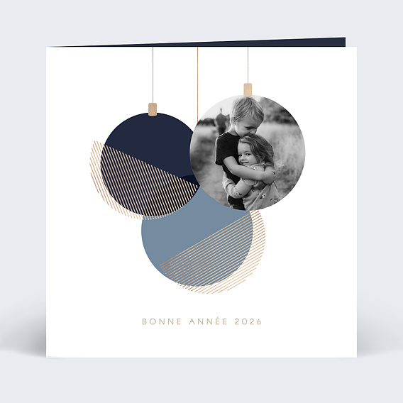 Carte de Voeux Particuliers Boules magiques