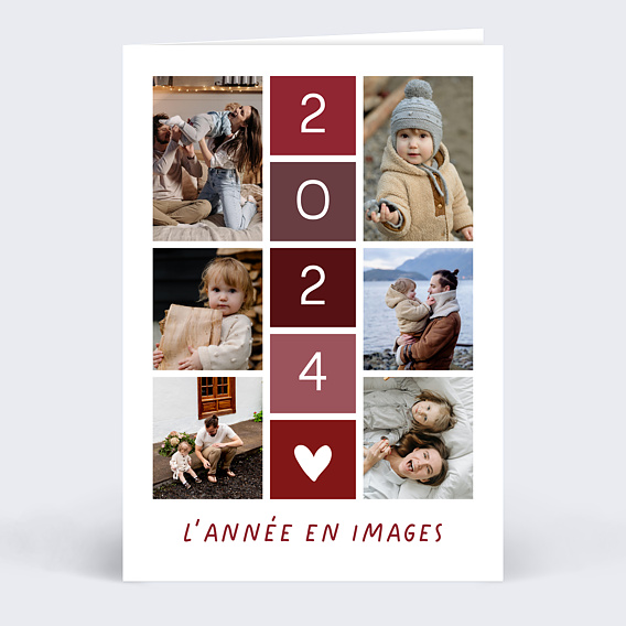 Carte de voeux Marelle