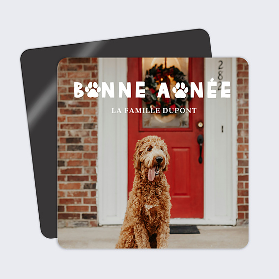 Carte de Voeux Particuliers Bonne patte