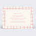 Carte de Voeux Particuliers Plaid Rouge