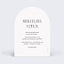 Carte de voeux Grands chiffres arche Verso