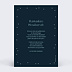 Carte de Voeux Particuliers Croissant et étoiles