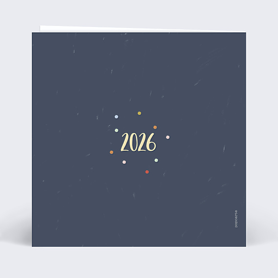 Carte de Voeux Particuliers Magic Candle