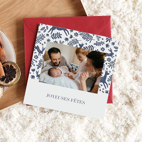 Carte de voeux Scandinavie Après 1