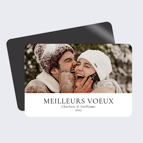 Carte de Voeux Particuliers Élégance Intemporelle
