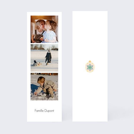 Carte de Voeux Particuliers Patchwork