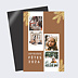 Carte de voeux Photomaton Ocre