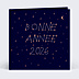 Carte de Voeux Particuliers Etoiles Magiques