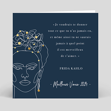Carte de Voeux Frida Kahlo