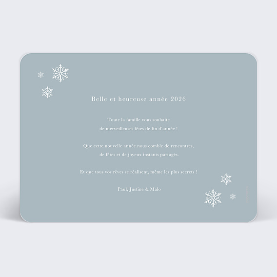 Carte de Voeux Particuliers Outline