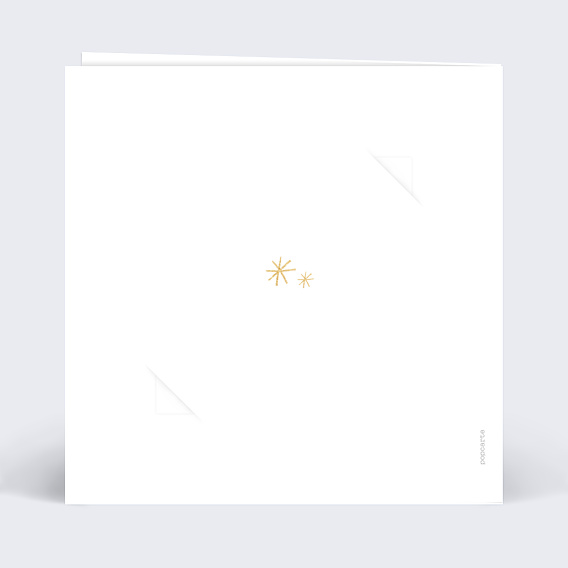 Carte de Voeux Particuliers Souhait Festif avec Graines