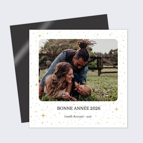 Carte de voeux Étoile du Matin