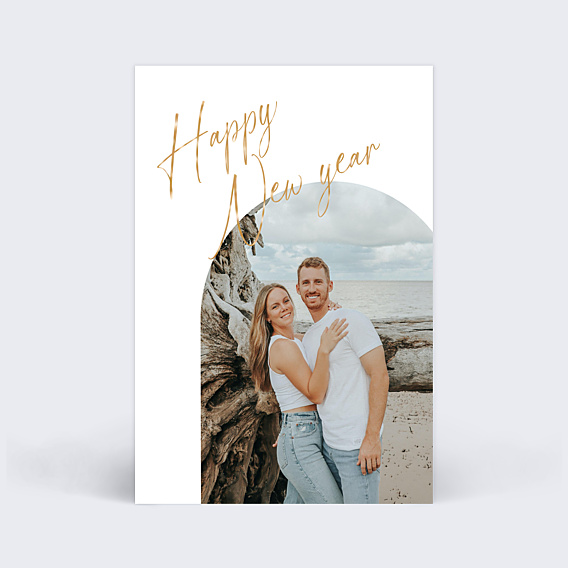 Carte de Voeux Particuliers Eclat Chaleureux