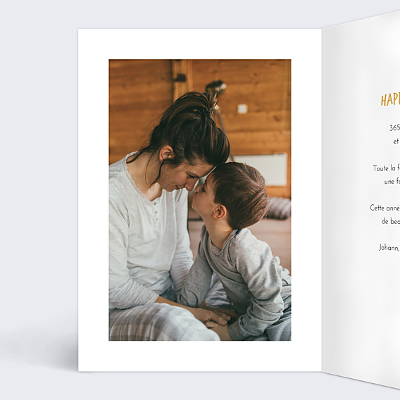 Carte de Voeux Particuliers Forme Sapin