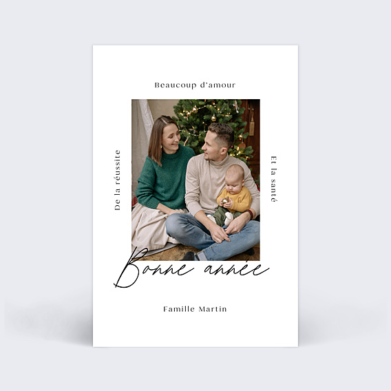 Carte de Voeux Particuliers Modernité