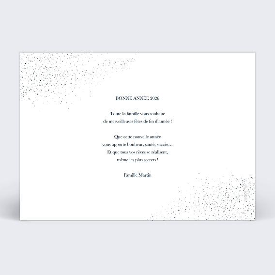 Carte de Voeux Particuliers Sous La Neige II