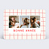 Carte de voeux Plaid Rouge