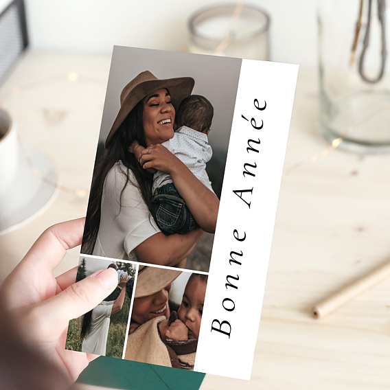 Carte de voeux Bonne Année Après 4