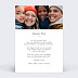 Carte de voeux Gratitude Verso