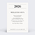 Carte de voeux Magazine Verso
