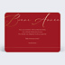 Carte de voeux Multiphotos Rouge Verso
