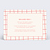Carte de voeux Plaid Rouge Verso
