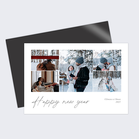 Carte de Voeux Particuliers Warm Wishes