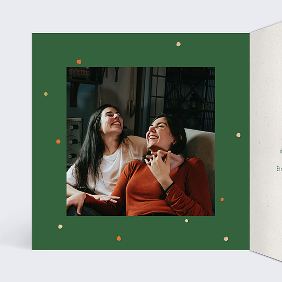 Carte de Voeux Particuliers Sapin Fantasque