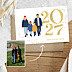 Carte de Voeux Particuliers Votre photo en minimaliste aligné