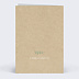 Carte de voeux Colombe kraft Verso