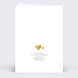 Carte de voeux Forme Sapin  Verso