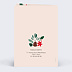 Carte de voeux Herbier d'Hiver Verso