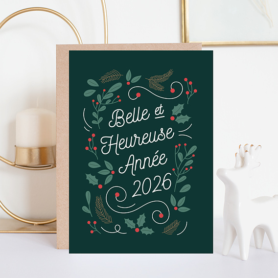 Carte de voeux Petits Végétaux Après 1