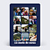 Carte de Voeux Particuliers Grille arrondie