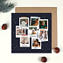 Carte de Voeux Particuliers Polaroid Enneigé