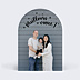 Carte de Voeux Particuliers Jolie pleine page arche noir